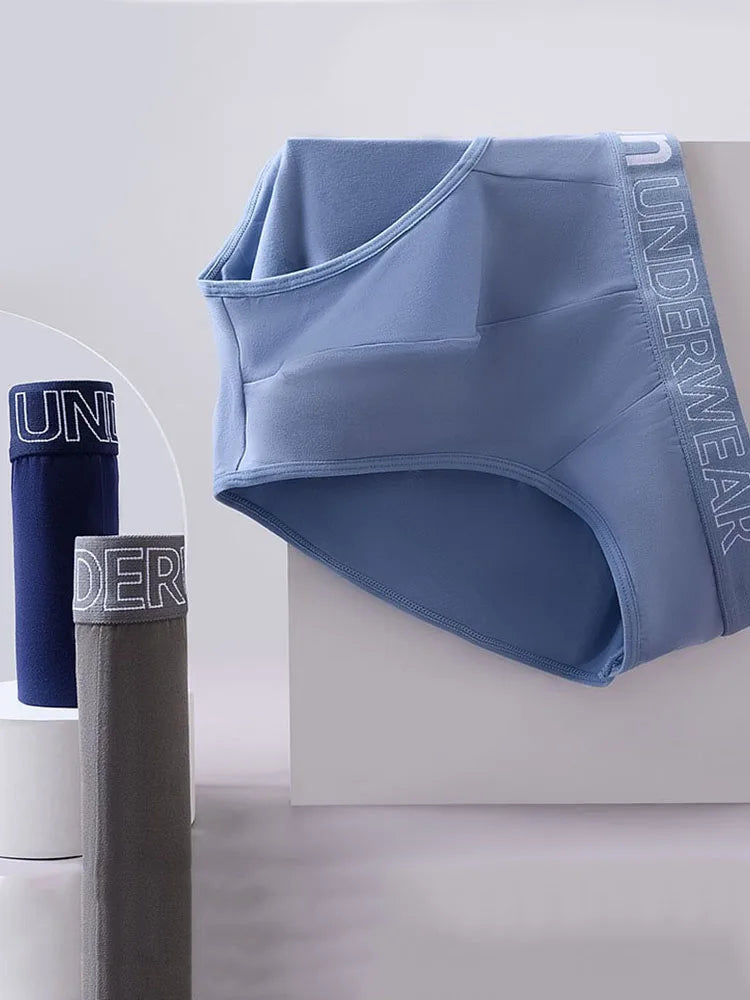 3 Pcs/Lot Men's Letter Briefs Underwear Comfortable Panties Shorts Sexy Gifts for Man Underpants