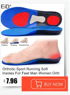 Flat Feet Template Arch Support Orthopedic Insoles,Plantar Fasciitis Heel Pain Orthotics Insoles Sneakers Shoe Inserts Men Women