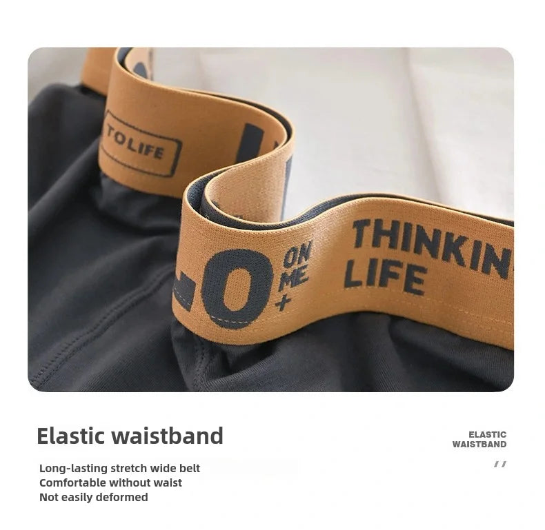 1/5pcs Men's Underwear, Breathable Comfy Quick Drying Stretchy Boxer Trunks, Sexy Underpants, Men's Trendy Boxer Panties