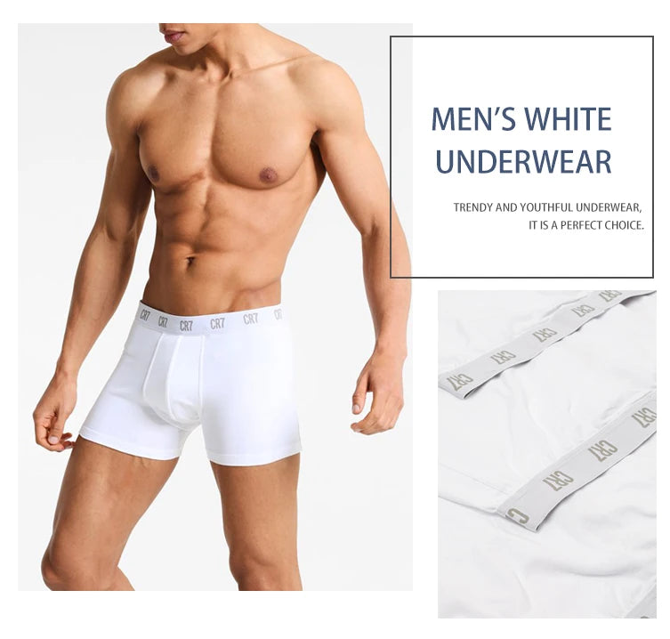 CRIIS SEVEN 7 Boxer Hombre Cotton Cristiano Ronaldo Men Sport Shorts Underwear Male Brand Boxer Men's Briefs Mens Gift Underpant