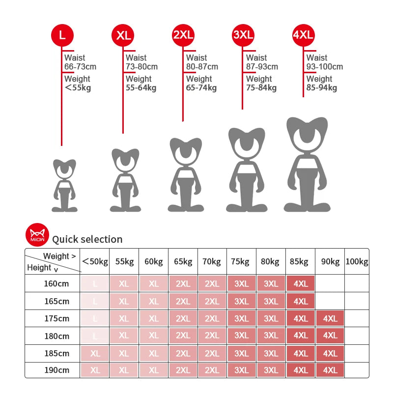 MiiOW 3Pcs Ice Silk Men Panties Mesh Breathable Mens Underpants 10A Antibacterial Crotch Men's Underwear Boxers Man Boxer Briefs