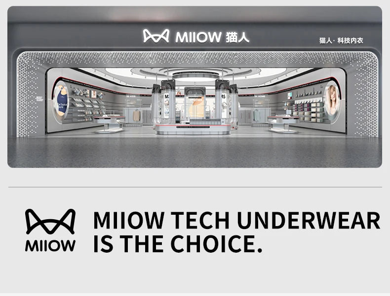 MiiOW 3Pcs Ice Silk Men Panties Mesh Breathable Mens Underpants 10A Antibacterial Crotch Men's Underwear Boxers Man Boxer Briefs