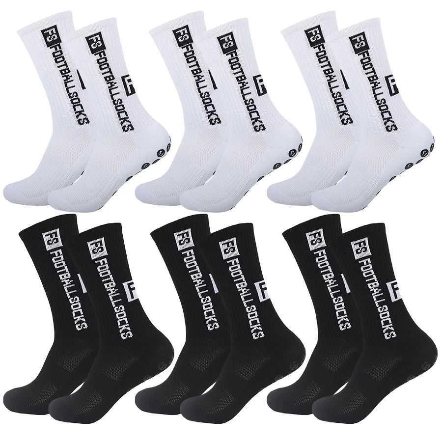 6Pairs Non Slip Workout Socks Men Women Football Basketball Baseball Rugby Soccer Cycling Running Tennis