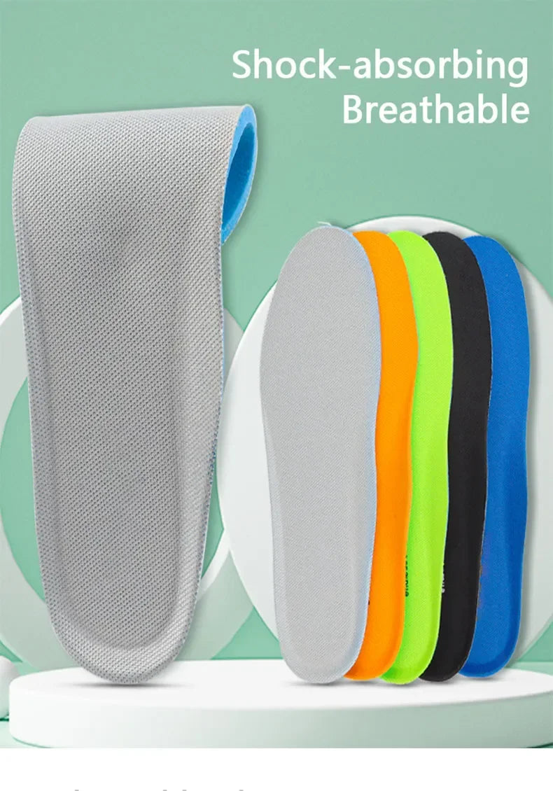 New Orthopedic Sports Insoles for Shoes Flat Foot Pad for Women Men Plantar Fasciitis Shoe Pads Running Accessories Arch Support