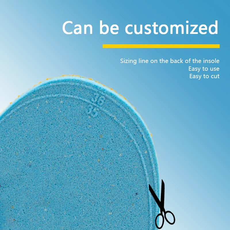 New Orthopedic Sports Insoles for Shoes Flat Foot Pad for Women Men Plantar Fasciitis Shoe Pads Running Accessories Arch Support