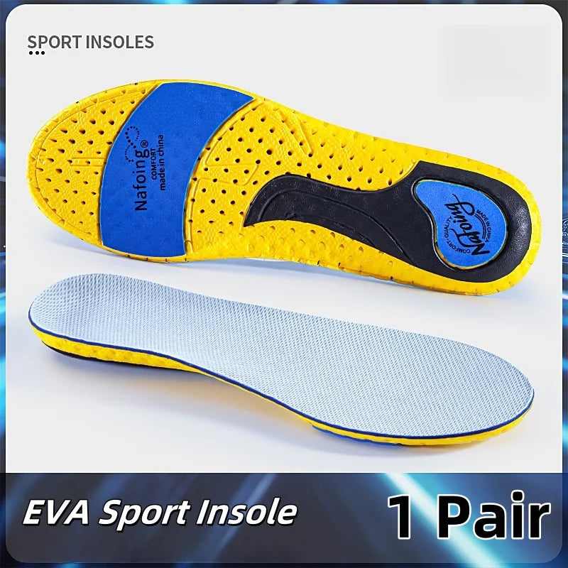 Sport Insoles for Feet Soft Shock Absorption Inserts Template Orthopedic Plantar Fasciitis Insole for Shoes Man Women Shoe Sole