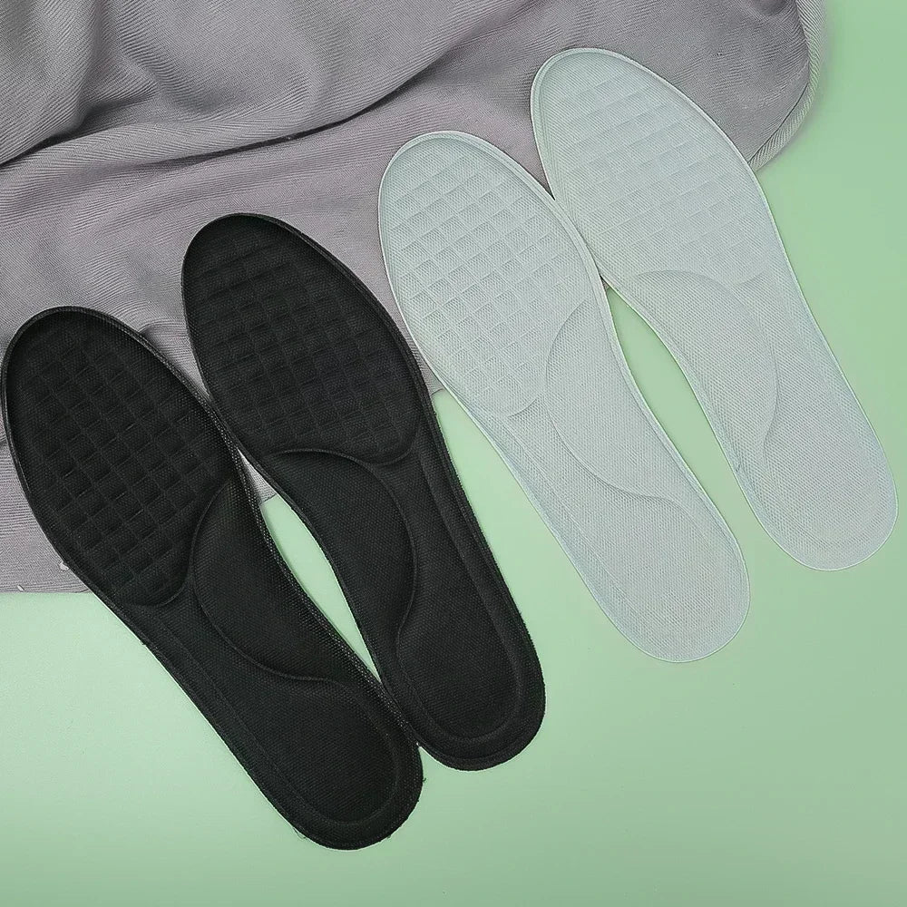 10pcs Unisex Memory Foam Orthopedic Insoles Deodorizing Insole Shoes Sports Absorbs Sweat Soft Antibacterial Shoe Accessories