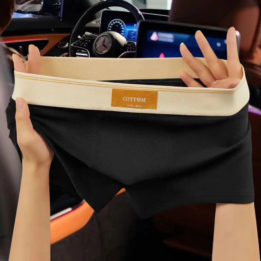 4 pcs Men Underwear Cotton BoxerShorts Hombre Panties Man Breathable Underpants Sexy Sports Comfort Male Boxers Large Size L-7XL