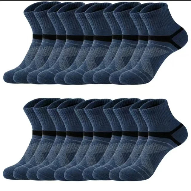 3 Pairs Men's Socks Hiking Black Sports Basketball Socks Casual Soft Running Summer Absorb Sweat Breathable Male Sokken Gifts