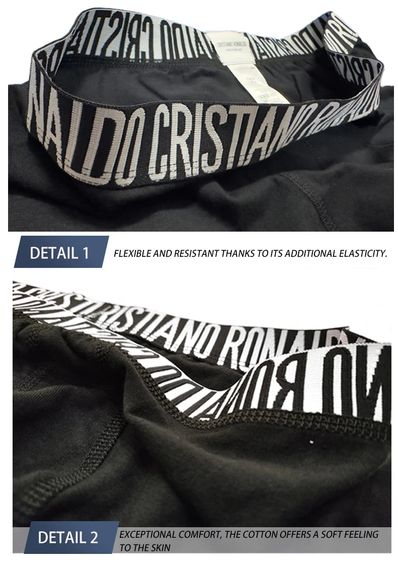 CRIIS SEVEN 7 Boxer Hombre Cotton Cristiano Ronaldo Men Sport Shorts Underwear Male Brand Boxer Men's Briefs Mens Gift Underpant
