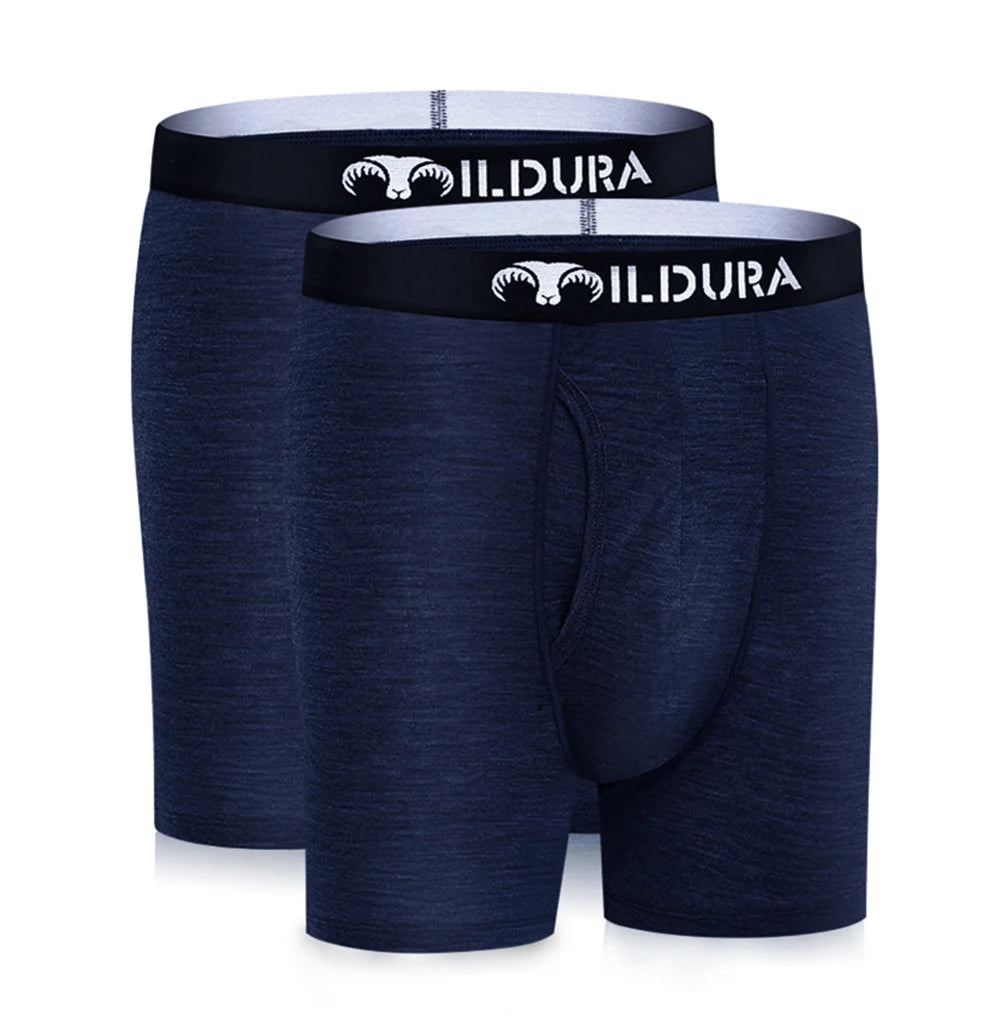 100% Merino Wool Boxer Briefs Men Underwear Merino Wool Boxer Underpants Men Boxer Brief Moisture Wicking Breathable Soft 180G