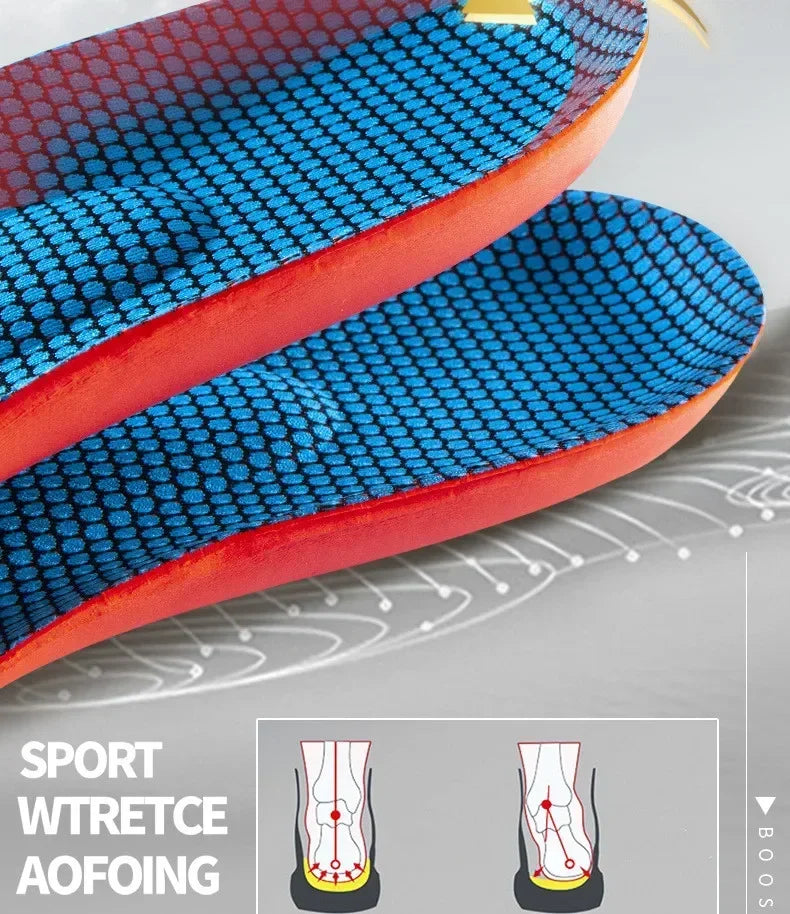 Arch Support Feet Orthopedic Shoes Insole Plantar Fasciitis Insoles for Men Women Shock Absorbing Non Slip Shoe Pads 2/4/6Pcs