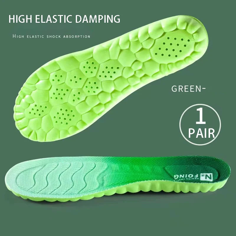 4D Massage Shoes Insoles Super Soft Latex Sports Insole for Feet Running Basket Shoe Sole Arch Support Orthopedic Inserts Unisex