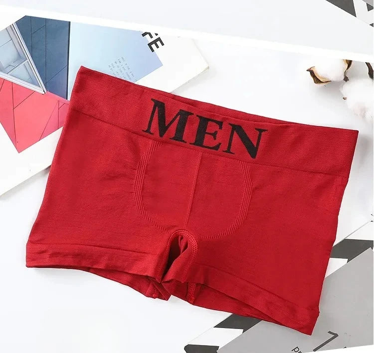 5Pcs/Lot Men's Boxers Underwear Breathable Panties Man Boxer Solid Underpants Comfortable Male Brand Shorts Black Blue Underwear