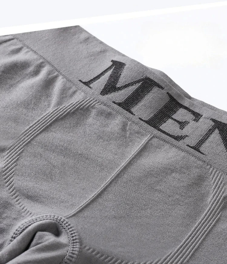 5Pcs/Lot Men's Boxers Underwear Breathable Panties Man Boxer Solid Underpants Comfortable Male Brand Shorts Black Blue Underwear