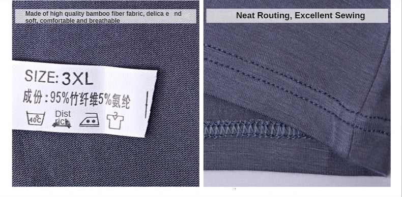 5 Packs Bamboo Boxers Man XL XXL XXXL XXXXL 5XL 6XL Plus Size Underwear Men Flat Feet Gym Shorts Panties Black Underpants Gifts