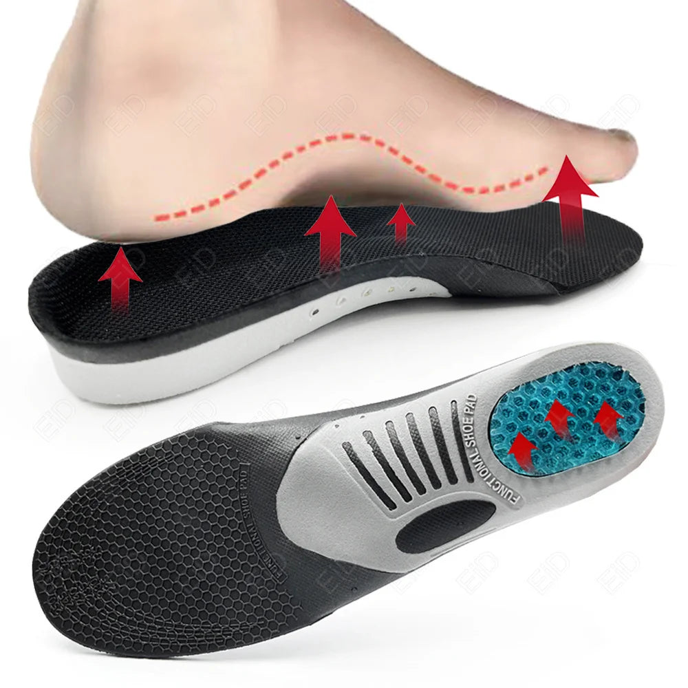 Flat Feet Template Arch Support Orthopedic Insoles,Plantar Fasciitis Heel Pain Orthotics Insoles Sneakers Shoe Inserts Men Women