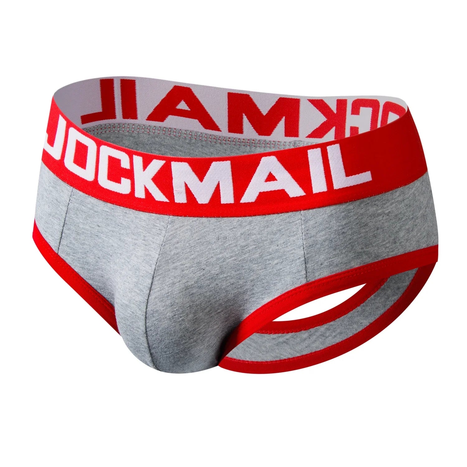 Men's Bottomless Underwear Sexy Gay Backless Briefs Jockstrap Sissy Open Back Boxer Briefs Underpants Cotton Men Panties Bikini