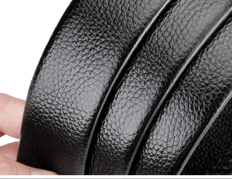 OYIFAN Men Belt Genuine Leather belt for men Alloy buckle ratchet belts Men Designer Belt Automatic belts 벨트