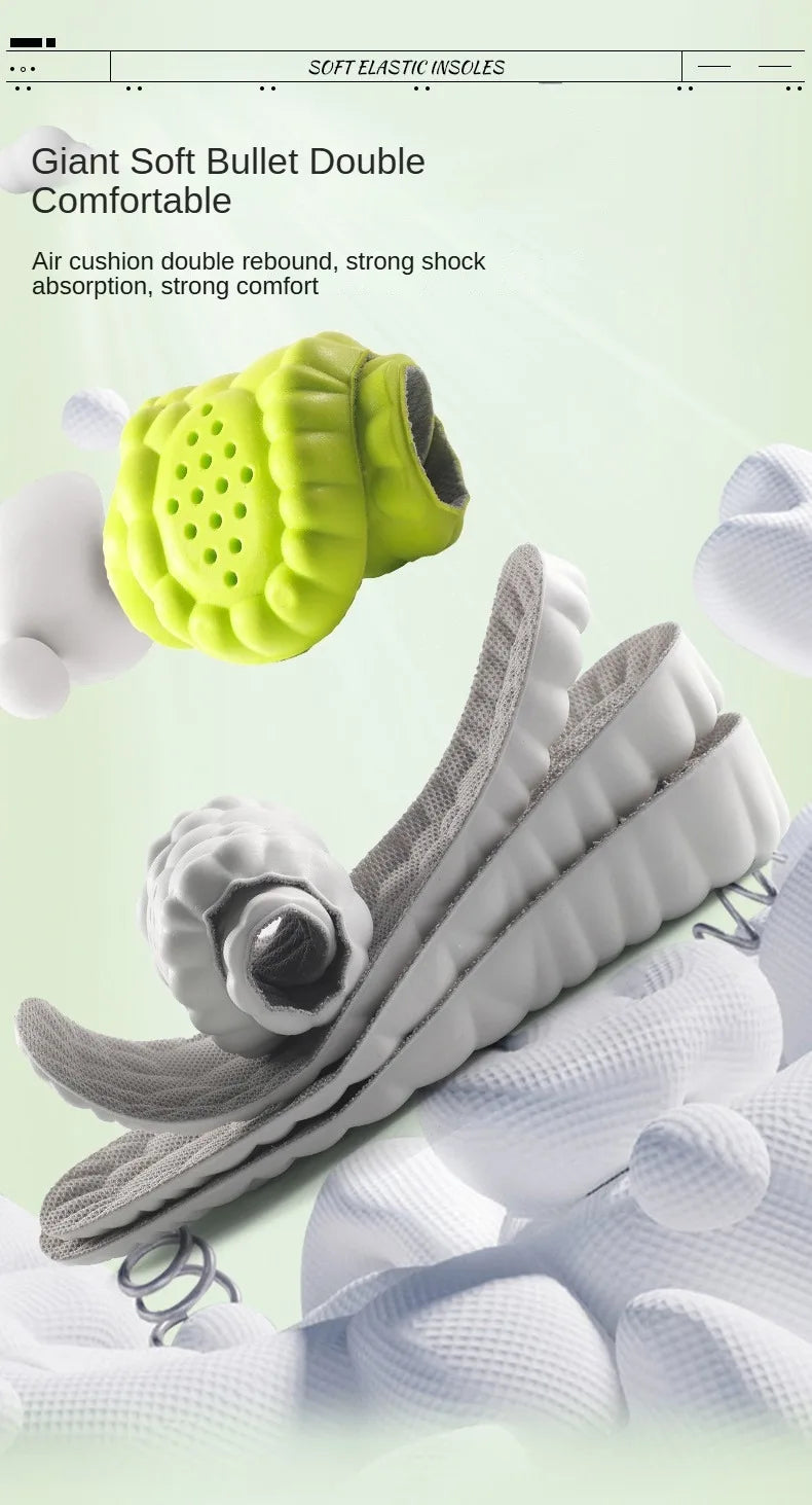 Orthopedic Memory Foam Sport Support Insert Feet Care Insoles for Shoes Men Women Orthotic Breathable Running Cushion Men Women