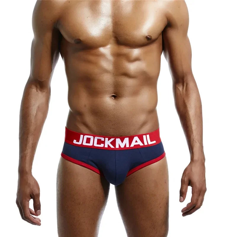 Men's Bottomless Underwear Sexy Gay Backless Briefs Jockstrap Sissy Open Back Boxer Briefs Underpants Cotton Men Panties Bikini