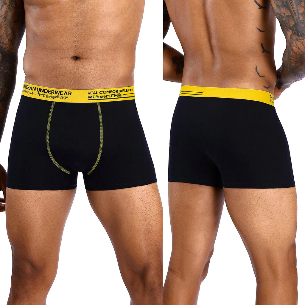 6pcs Pack 2024 Brand Boxer Fashion Style Men Panties Cotton Underwear Male And Underpants For Homme Luxury Set Shorts Box Slips