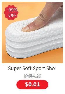 Memory Foam Insoles For Shoes Sole Mesh Deodorant Breathable Cushion Running Insoles For Feet Man Women Orthopedic Insoles