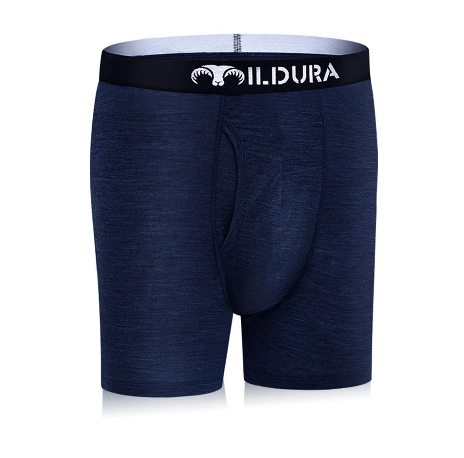 100% Merino Wool Boxer Briefs Men Underwear Merino Wool Boxer Underpants Men Boxer Brief Moisture Wicking Breathable Soft 180G