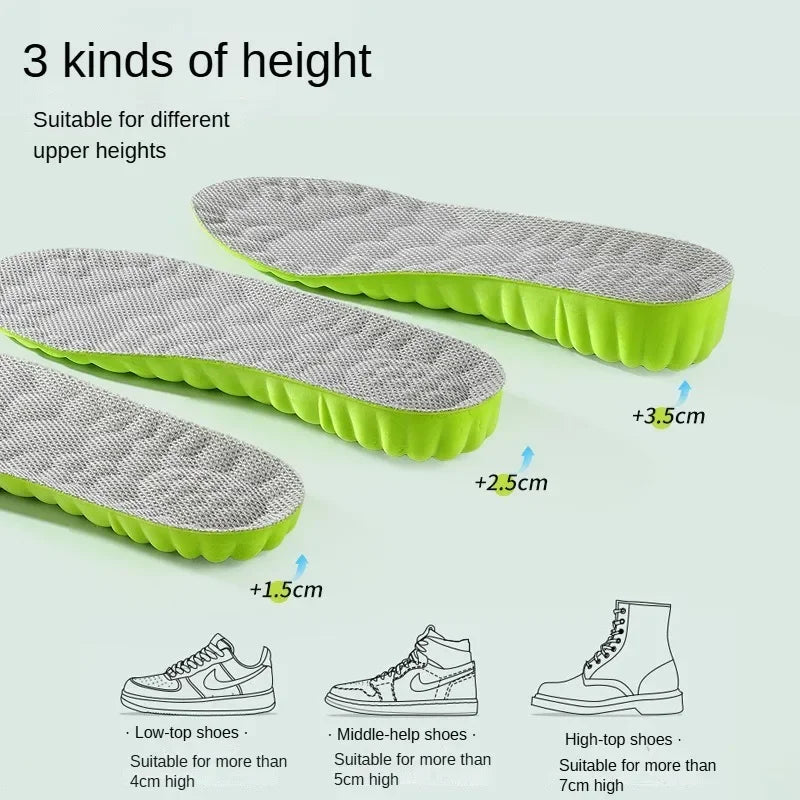 Orthopedic Memory Foam Sport Support Insert Feet Care Insoles for Shoes Men Women Orthotic Breathable Running Cushion Men Women