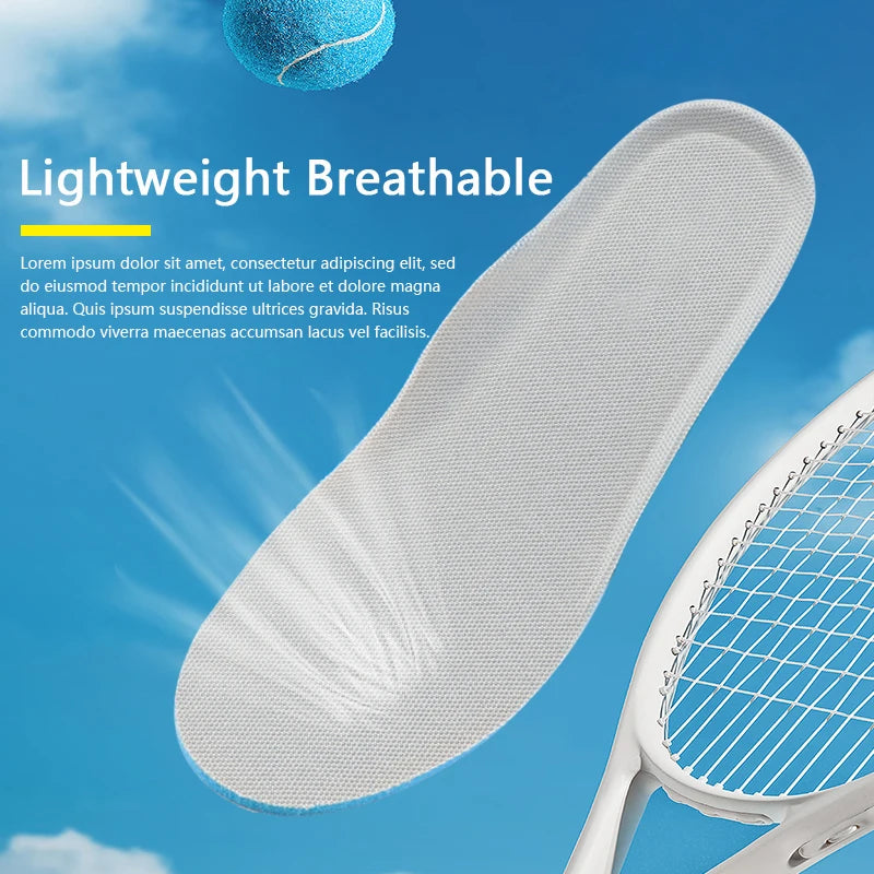 New Orthopedic Sports Insoles for Shoes Flat Foot Pad for Women Men Plantar Fasciitis Shoe Pads Running Accessories Arch Support