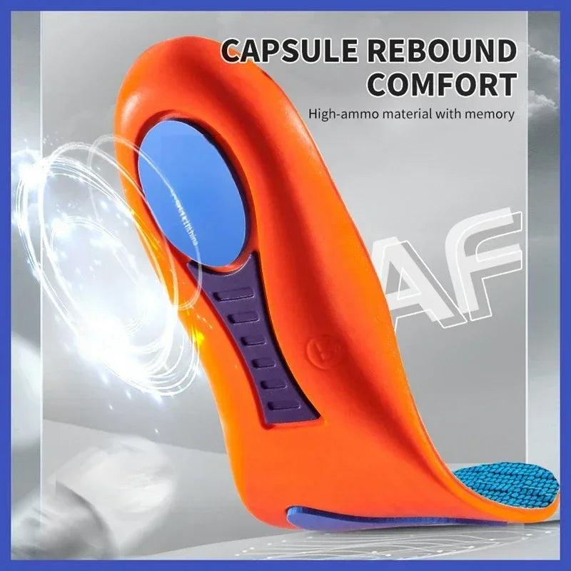 Arch Support Feet Orthopedic Shoes Insole Plantar Fasciitis Insoles for Men Women Shock Absorbing Non Slip Shoe Pads 2/4/6Pcs