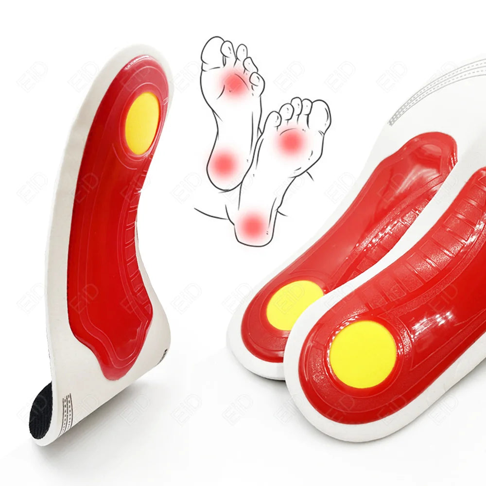 Flat Feet Template Arch Support Orthopedic Insoles,Plantar Fasciitis Heel Pain Orthotics Insoles Sneakers Shoe Inserts Men Women