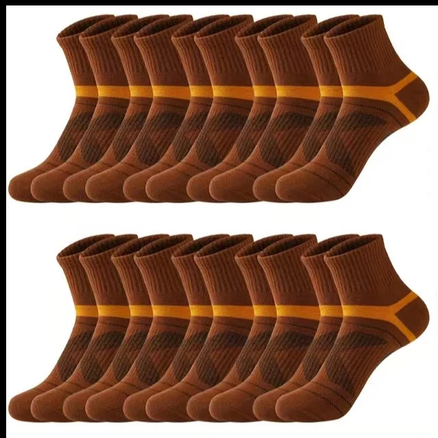 3 Pairs Men's Socks Hiking Black Sports Basketball Socks Casual Soft Running Summer Absorb Sweat Breathable Male Sokken Gifts