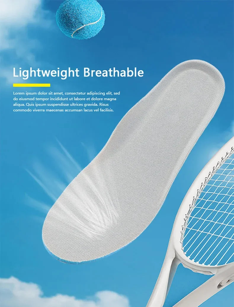 New Orthopedic Sports Insoles for Shoes Flat Foot Pad for Women Men Plantar Fasciitis Shoe Pads Running Accessories Arch Support