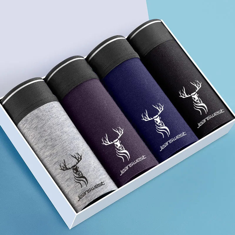 2/3/4/7 PCS Boxer Men's Panties Underpants Pure Cotton Male Comfortable Breathable Man Boxershorts Sexy  Underwear For Men L-5XL