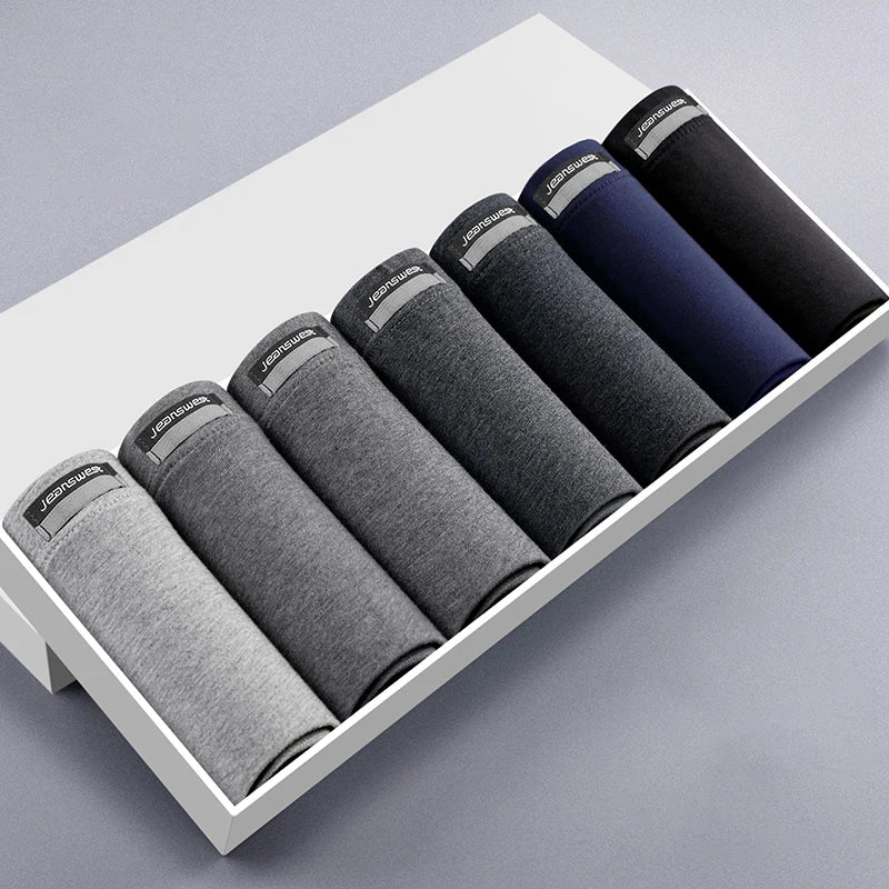 2/3/4/7 PCS Boxer Men's Panties Underpants Pure Cotton Male Comfortable Breathable Man Boxershorts Sexy  Underwear For Men L-5XL