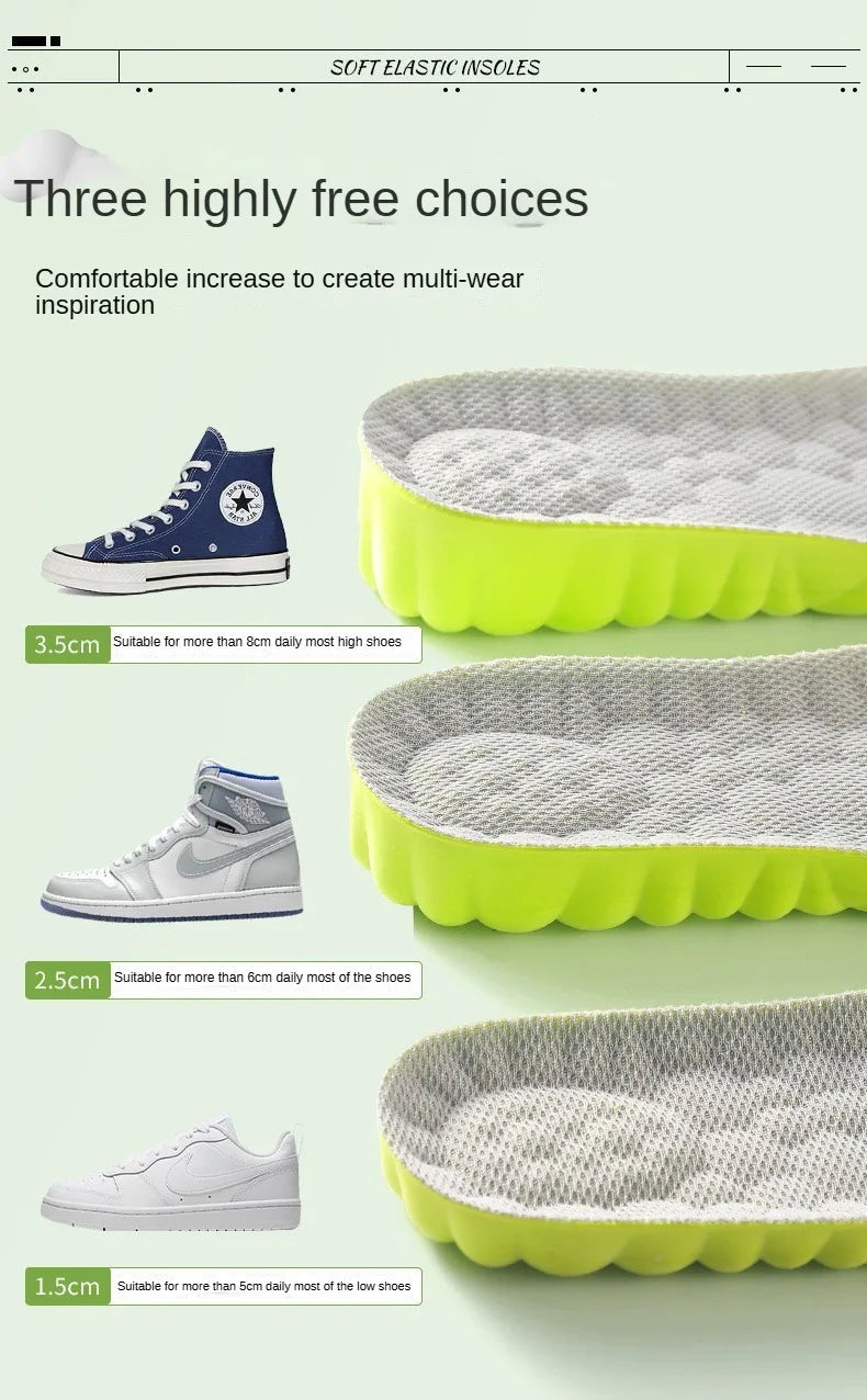 Orthopedic Memory Foam Sport Support Insert Feet Care Insoles for Shoes Men Women Orthotic Breathable Running Cushion Men Women