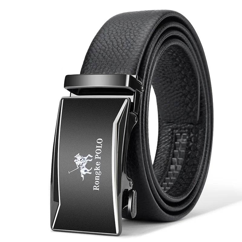 OYIFAN Men Belt Genuine Leather belt for men Alloy buckle ratchet belts Men Designer Belt Automatic belts 벨트