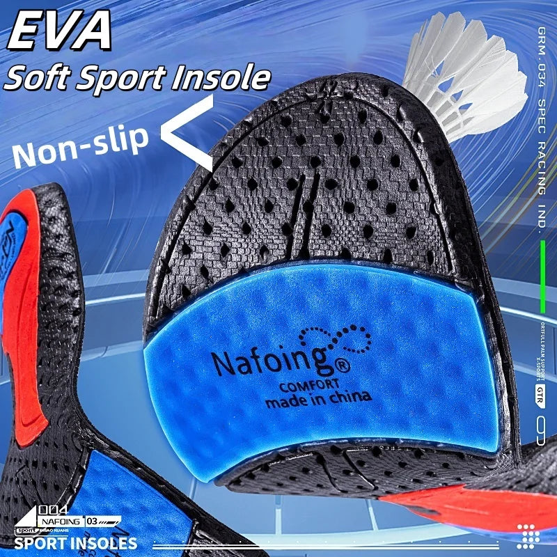 Sport Insoles for Feet Soft Shock Absorption Inserts Template Orthopedic Plantar Fasciitis Insole for Shoes Man Women Shoe Sole