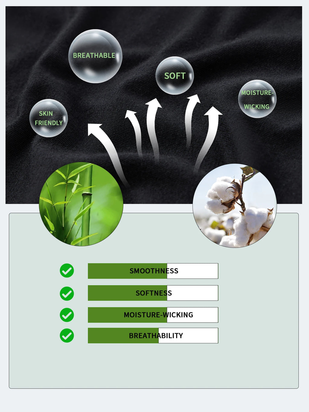 8-Pack Boxers Man Bamboo Fiber Men's panties Sexy Long Boxer Briefs Breathable and Soft Underwear for Men Plus Size S-XXL