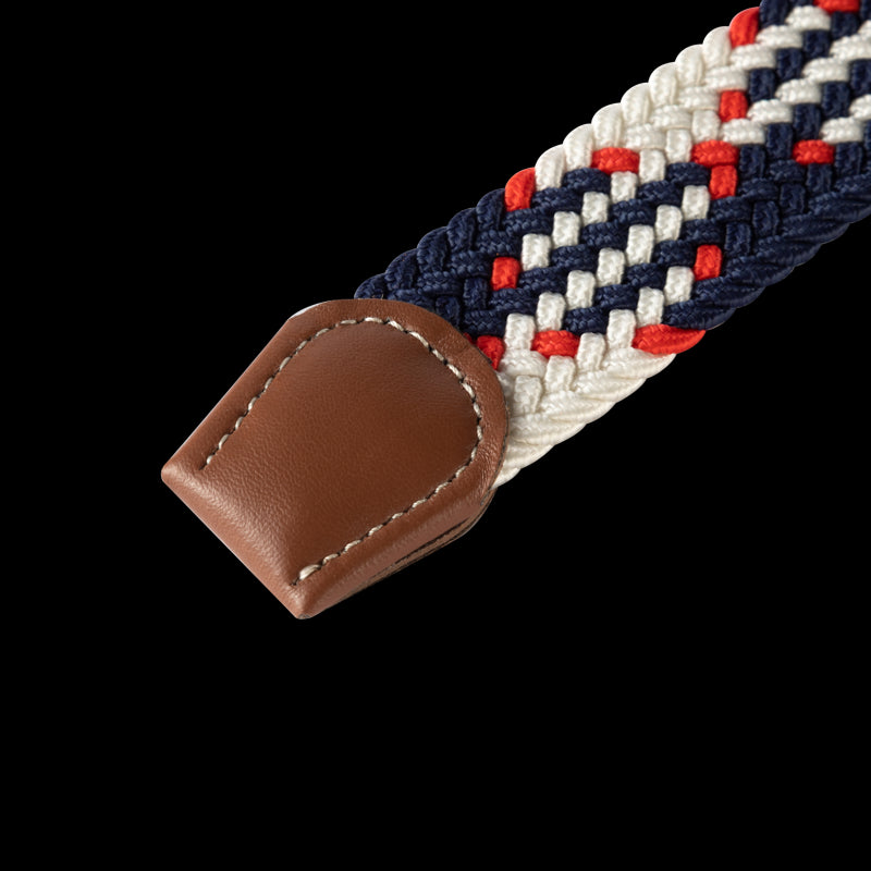 Blue Black Female Casual Knitted Pin Buckle Men Belt Woven Canvas Elastic Expandable Braided Stretch Belts Women Jeans 60colors
