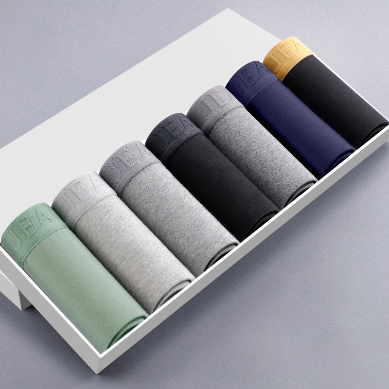 2/3/4/7 PCS Boxer Men's Panties Underpants Pure Cotton Male Comfortable Breathable Man Boxershorts Sexy  Underwear For Men L-5XL