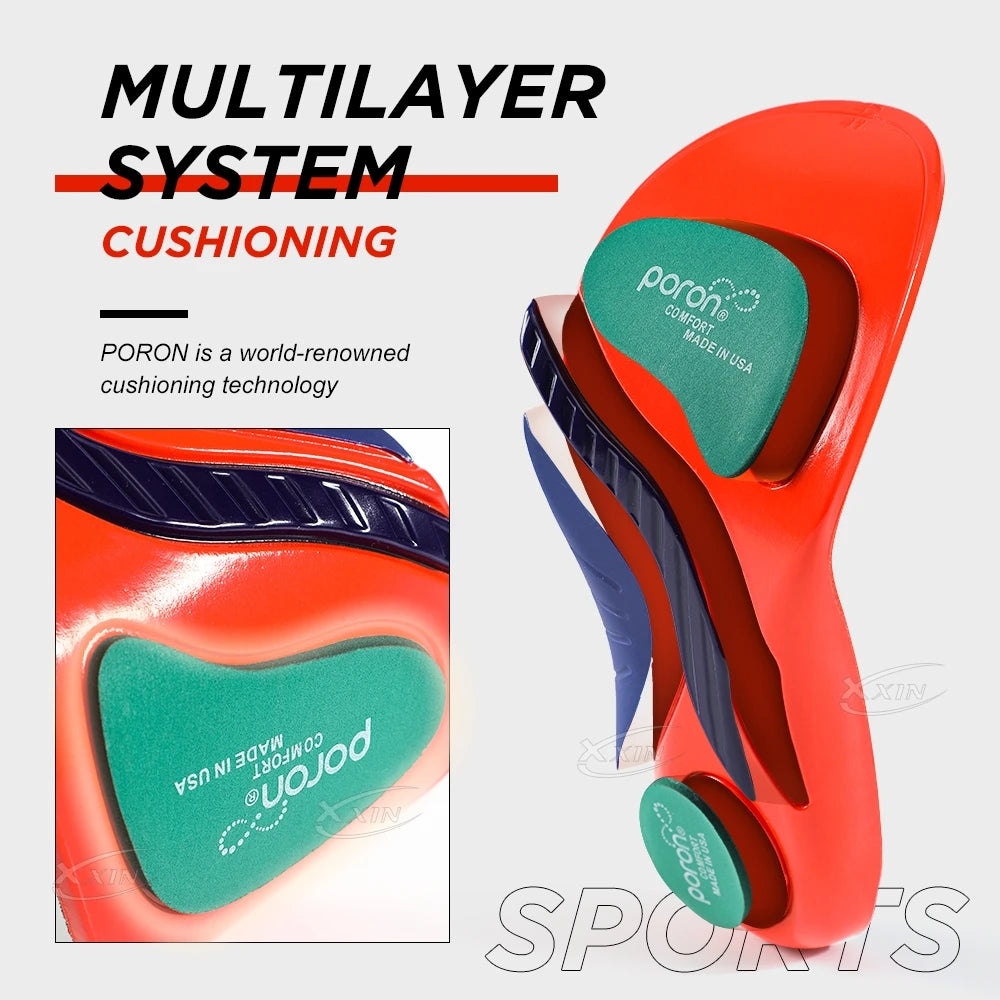 【Xxin】Arch Support Insole Poron Shock Absorption Flat Feet Shoe Pad Heel Pain Relief Size 35-48