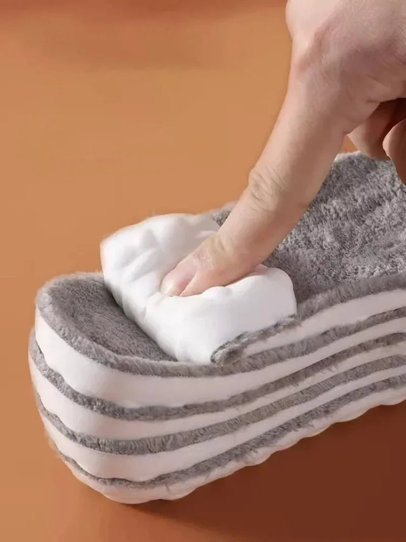 2PCS Soft Cashmere Snow Boots Padding Winter Warm Plush Insoles Women Men Thicken Thermal Shoe Pads Self Heated Sports Inserts