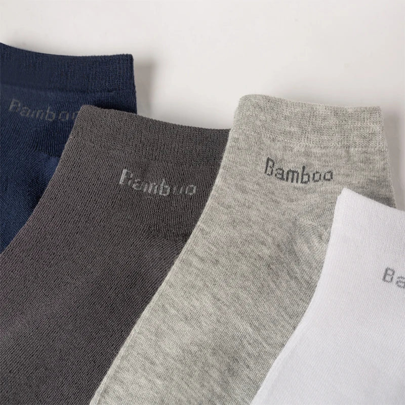 High Quality 10Pairs/Lot Men's Bamboo Fiber Socks Short Casual Breatheable Anti-Bacterial Man Ankle Socks New black busines