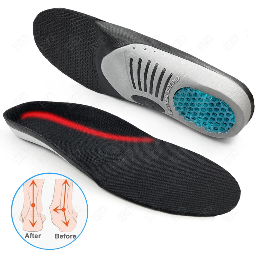 Flat Feet Template Arch Support Orthopedic Insoles,Plantar Fasciitis Heel Pain Orthotics Insoles Sneakers Shoe Inserts Men Women