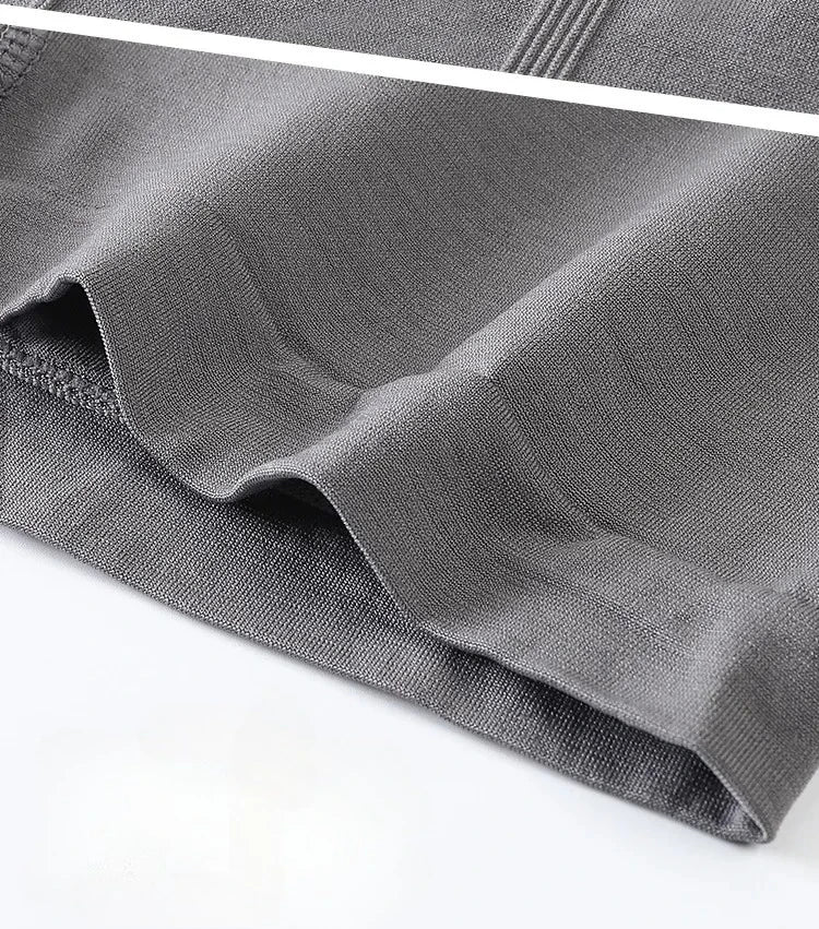 5Pcs/Lot Men's Boxers Underwear Breathable Panties Man Boxer Solid Underpants Comfortable Male Brand Shorts Black Blue Underwear