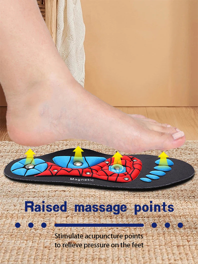 Magnetic Therapy Massage Insoles Men Foot Acupoint Massage Insoles Arch Support Orthopedic insole Comfort Shoe Pads 1Pair/2Pair