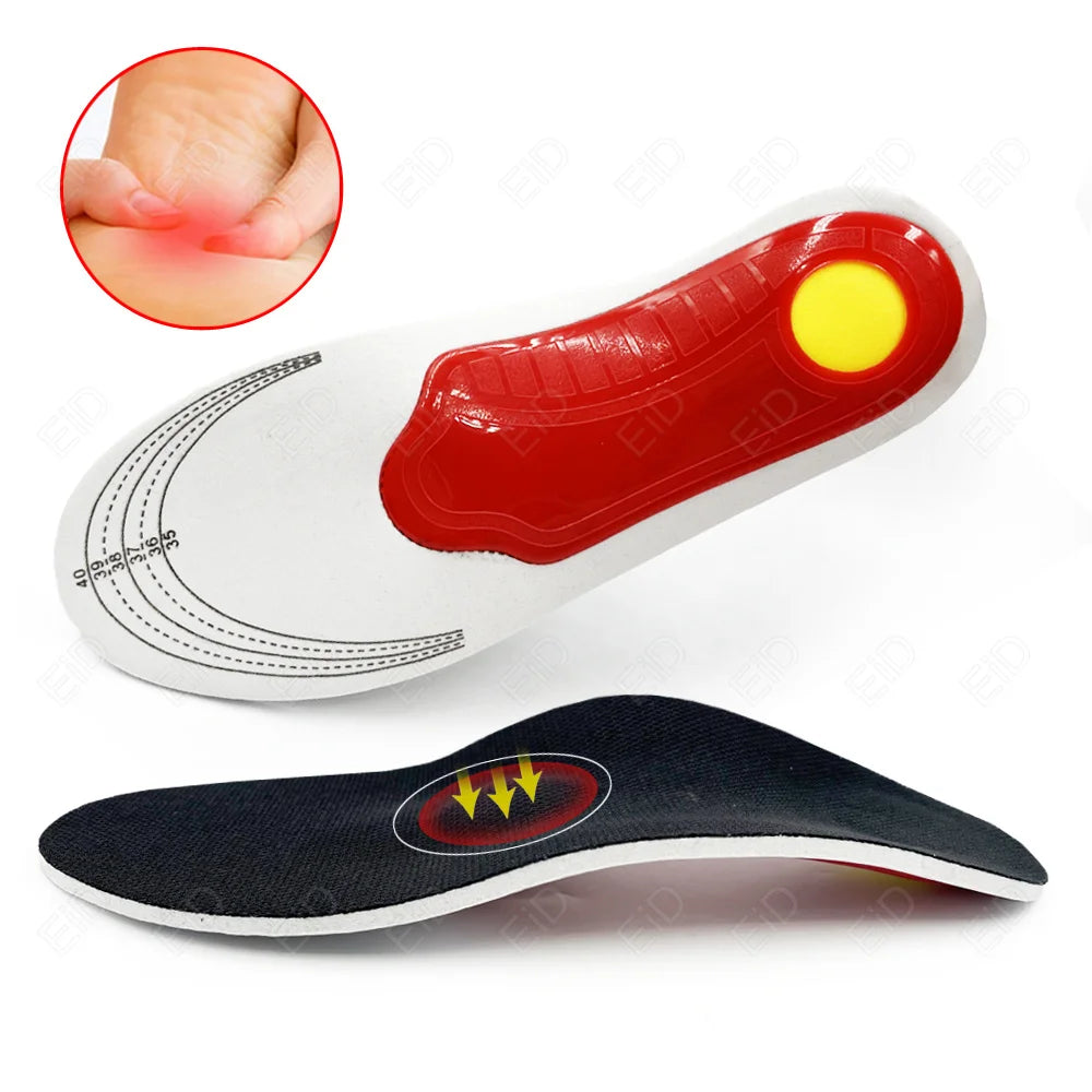 Flat Feet Template Arch Support Orthopedic Insoles,Plantar Fasciitis Heel Pain Orthotics Insoles Sneakers Shoe Inserts Men Women