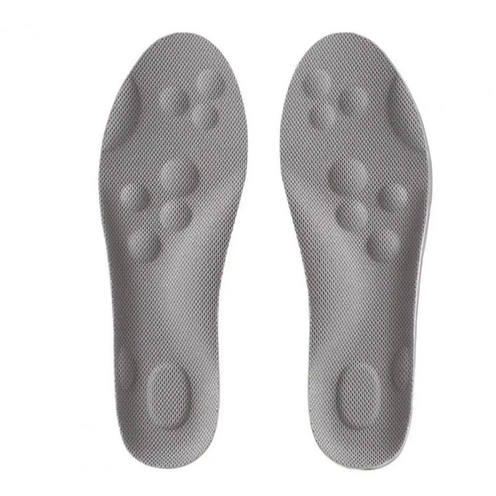 Memory Foam Insoles Cut to Fit Cloud Soles Breathable Inserts with Arch Support Shock-Absorbing Shoe Steppers for Sneakers